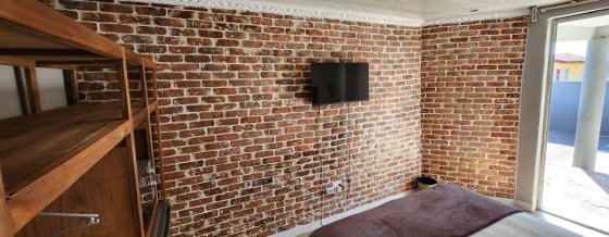 Room E — Classic Clay Brick Wall Feature Room